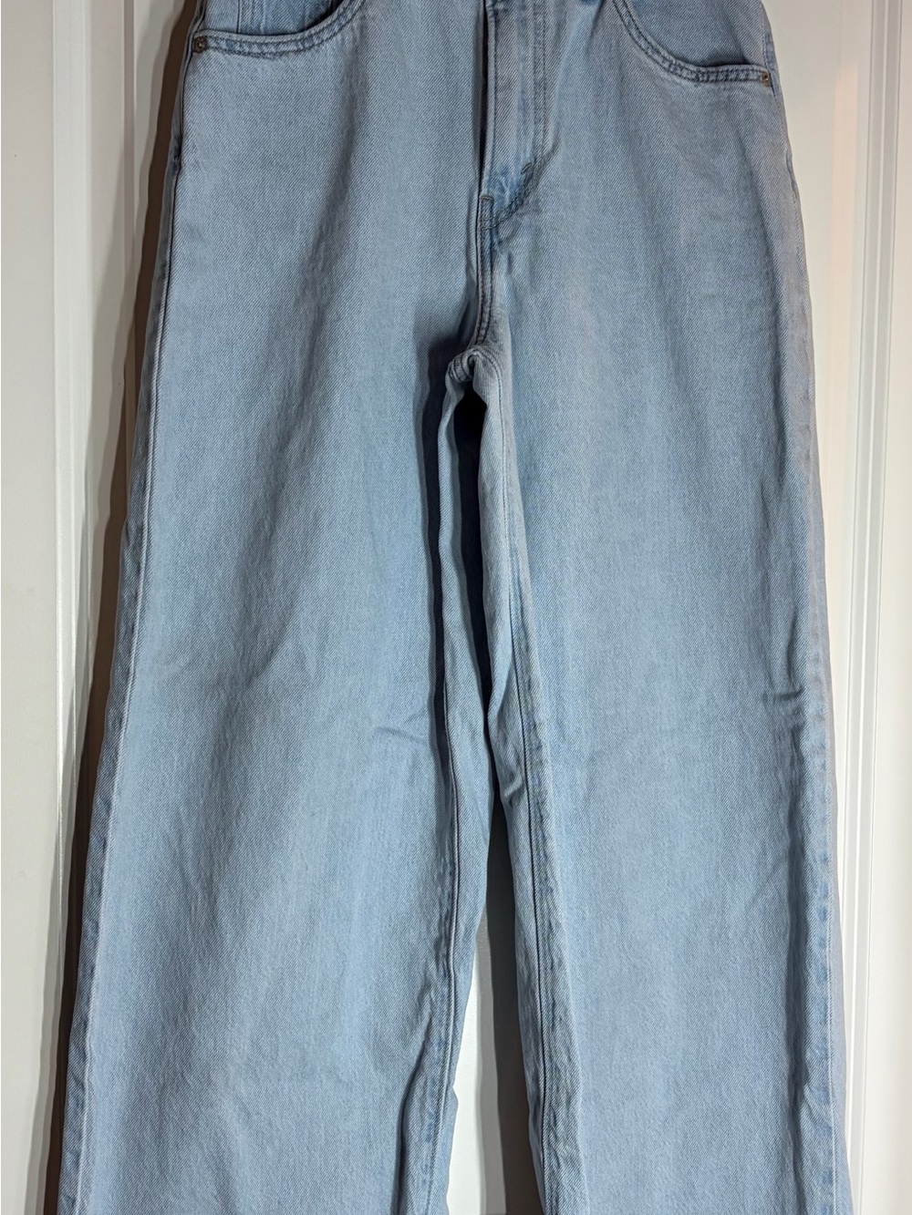 Women's Levi Light Blue High-Rise Straight Jeans